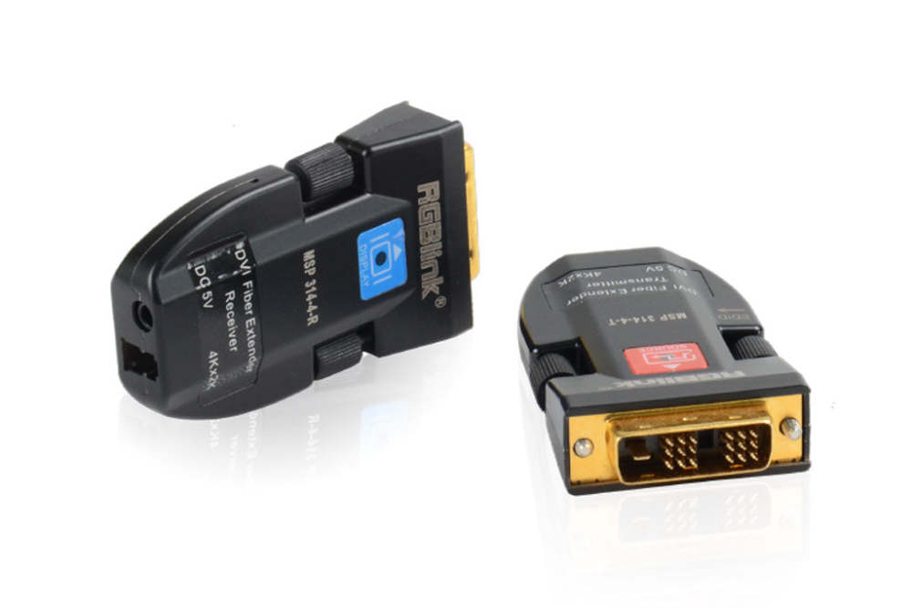 RGBLink MSP Series Signal extenders MSP314-2 MSP314-4 MSP318-4 Compact 4K DVI Extender Set