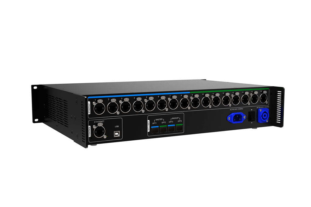 NovaStar Fiber Converter CVT4K-S CVT4K-M Gigabit Ethernet  4*LC 16*RJ45