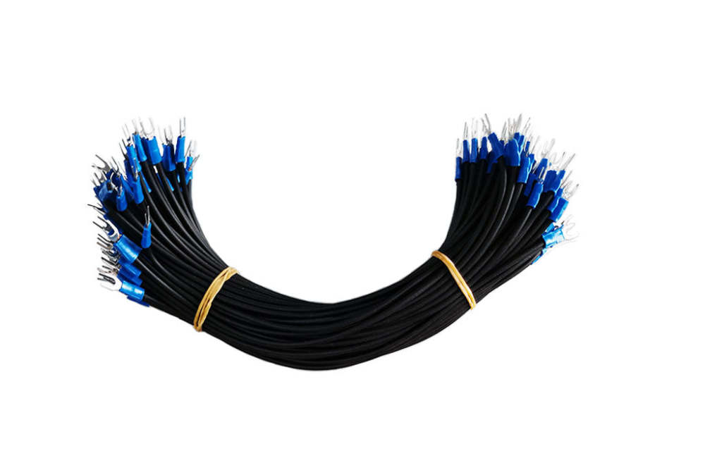 RVB Single Red/Black U Shape Terminal Cable 100PCS 5Vx0.75m㎡ LED Screen Module Power Cable
