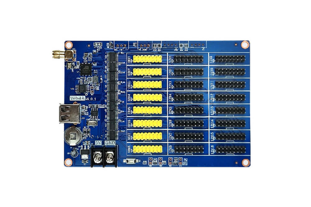 Huidu HD-W Series Wi-Fi Single-Daul Color LED Controller Card HD-W66 WF4 W04 LED Controller