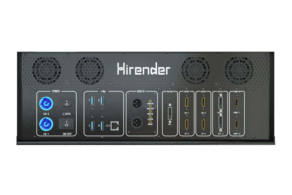 Hirender S3 4UPro 2UPro Media Servers Large Size Screen LED Display Graphics System