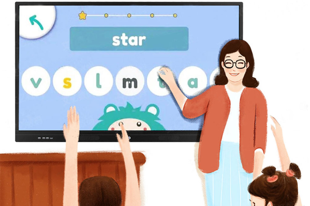 55/65/75/100 inch multimedia teaching conference all-in-one educational tablet electronic whiteboard touch monitor