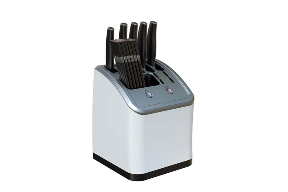 Multifunctional kitchenware sterilizer,UV sterilizing and drying knife rack