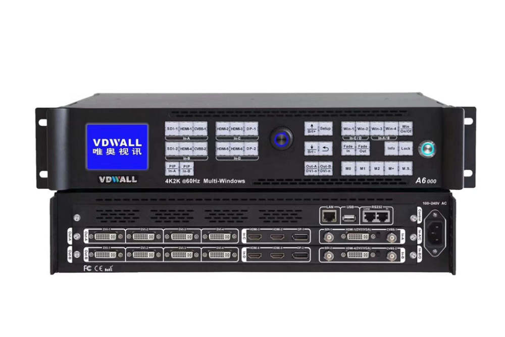 VDWALL A6000 Real 4K multi-screen Splicing Processor LED Video switcher processor
