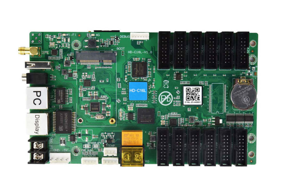 Huidu Asynchronous LED Display Controller HD-C16L C08L LED Multimedia Card