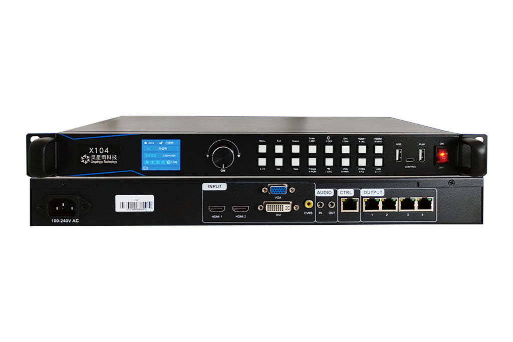 Linsn X102 X104 LED Video Processor 3-in-1 LED Display Controller