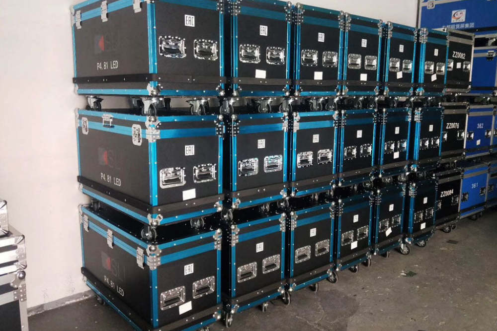 LED Display Packaging 6in1 LED DIsplay Aluminum Flight Case