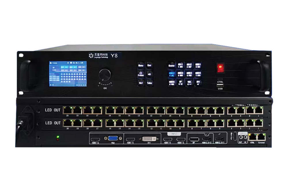 Linsn Y8 Series for all size 2-in-1 LED Display Controller Y8-640 Y8-620 LED Video Processor