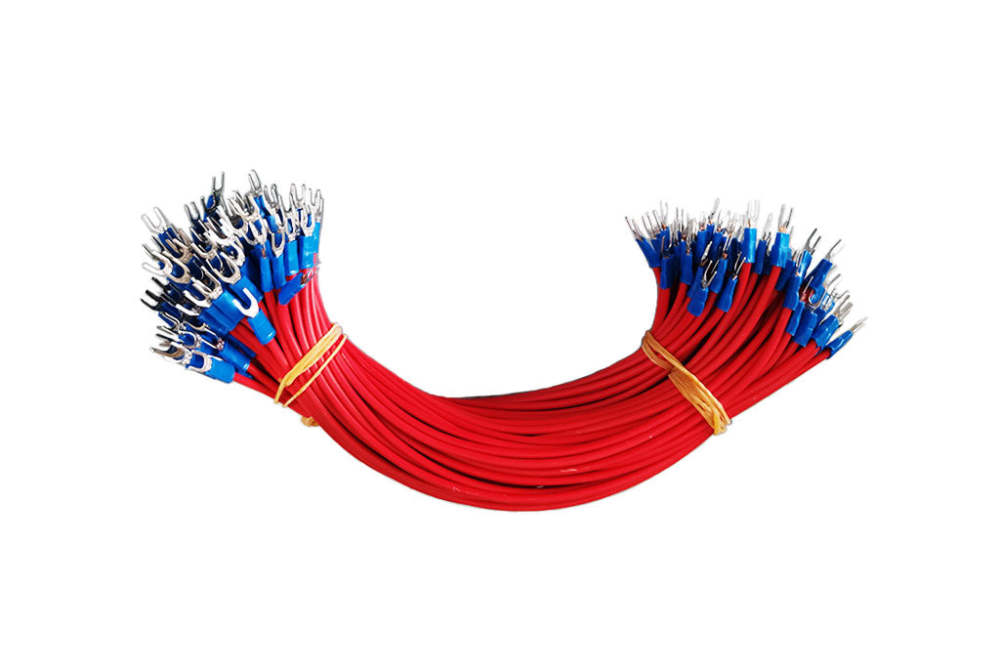 RVB Single Red/Black U Shape Terminal Cable 100PCS 5Vx0.75m㎡ LED Screen Module Power Cable