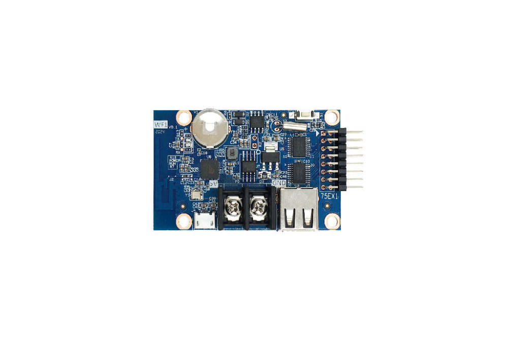 Huidu HD-W Series Wi-Fi Single-Daul Color LED Controller Card HD-W66 WF4 W04 LED Controller