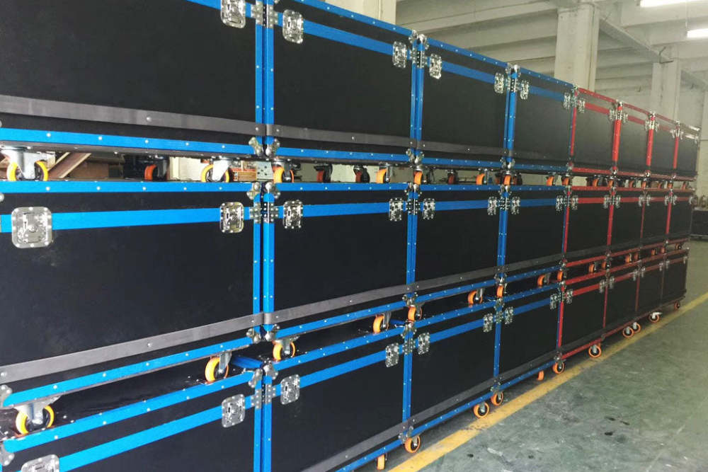 LED Display Packaging 6in1 LED DIsplay Aluminum Flight Case