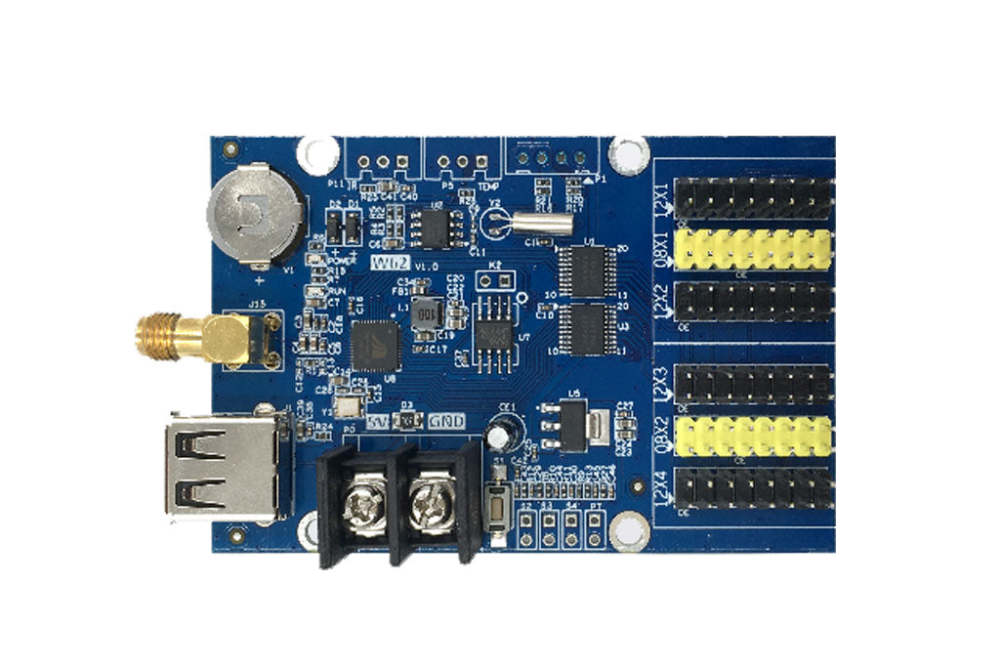 Huidu HD-W Series Wi-Fi Single-Daul Color LED Controller Card HD-W66 WF4 W04 LED Controller