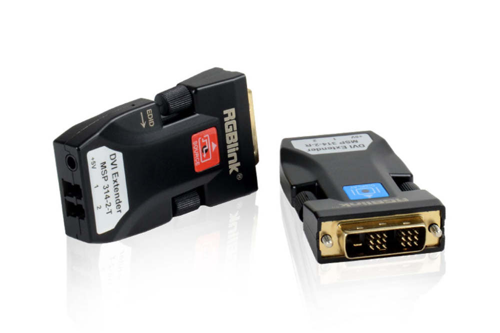 RGBLink MSP Series Signal extenders MSP314-2 MSP314-4 MSP318-4 Compact 4K DVI Extender Set
