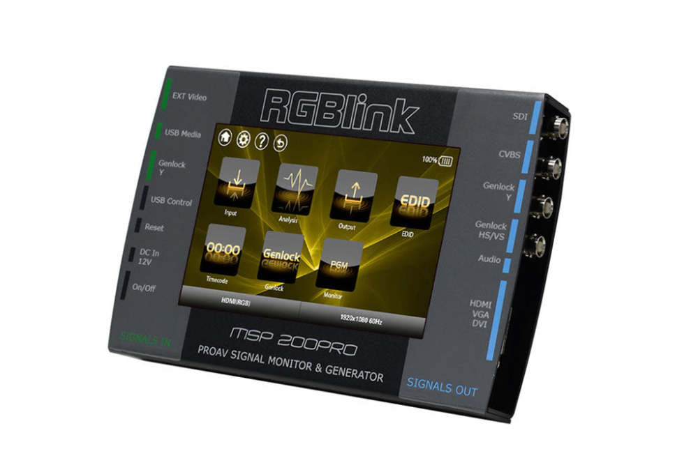 RGBLink MSP Series MSP200pro SDI Essential video tool for signal monitor & generation