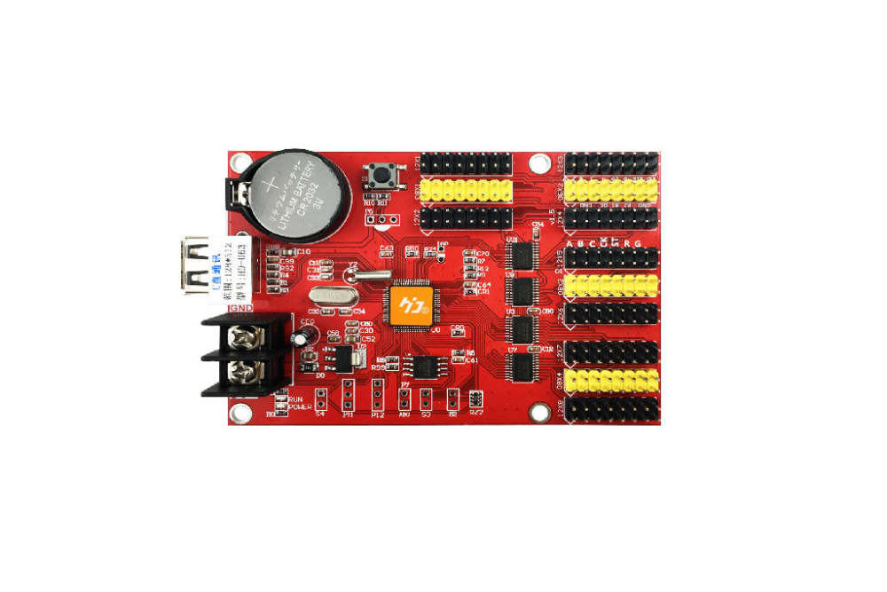 Huidu Single-dual Color U-disk Series LED Controller Card HD-U64A U63 U6A LED Controller