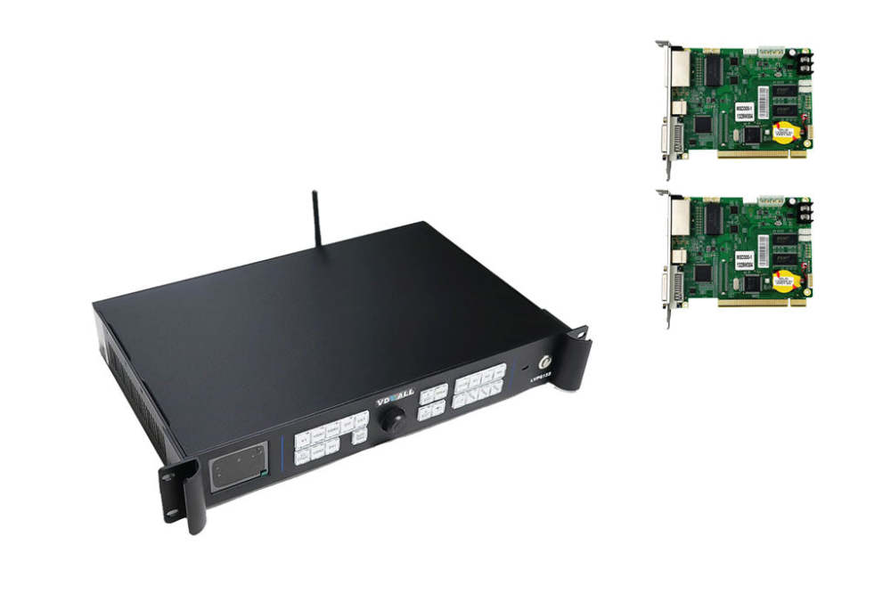2-in-1 LED Video Processor VDWall LVP615 with NovaStar MSD300-1 Sending Card LED Video Controller Kit