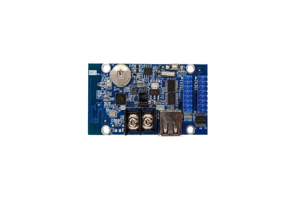 Huidu HD-W Series Wi-Fi Single-Daul Color LED Controller Card HD-W66 WF4 W04 LED Controller
