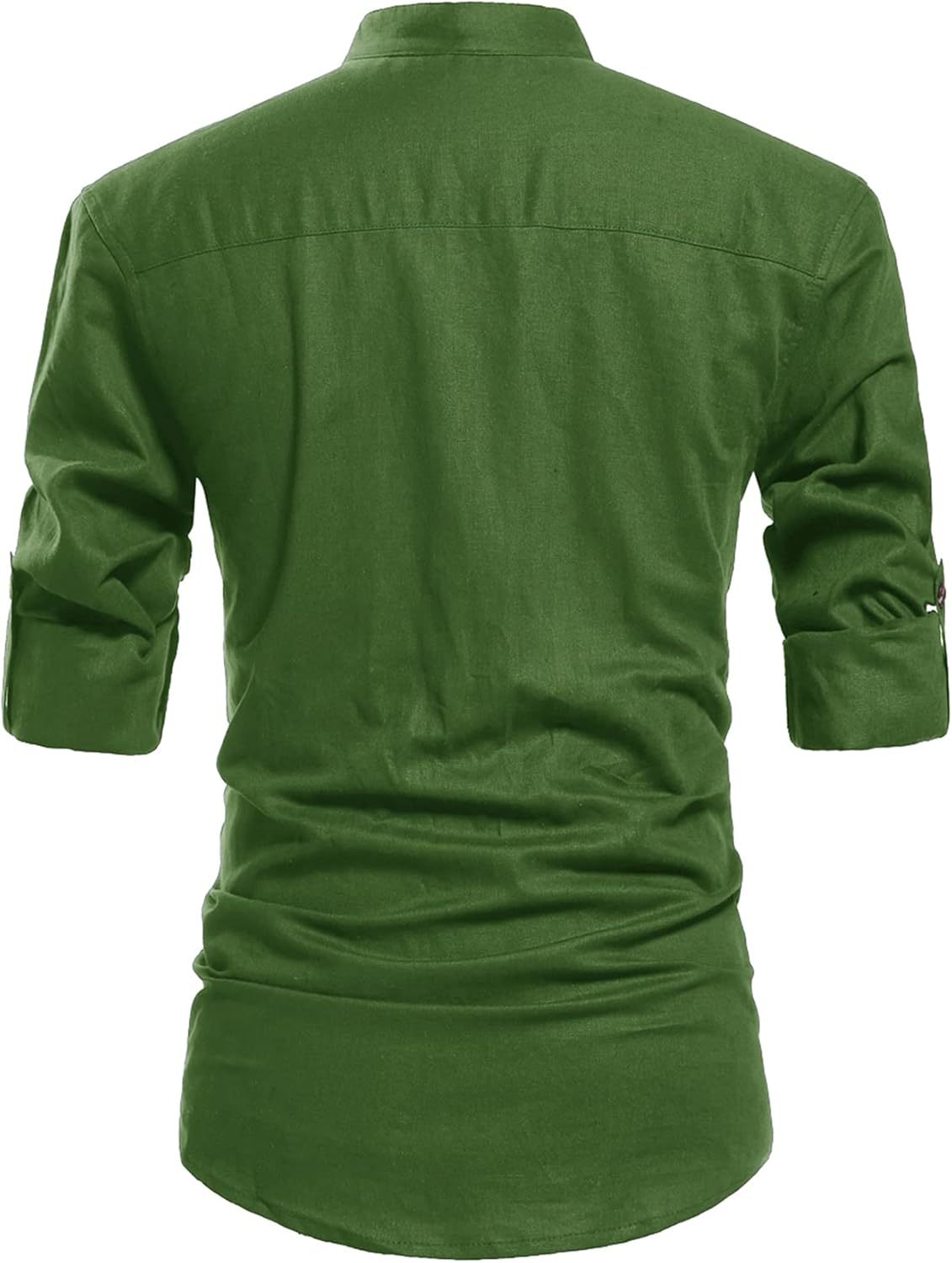 Men Henley Neck Long Sleeve Daily Look Linen Shirts,Dacheng Garments,Men Henley Neck Shirt – wholesale clothing manufacturer