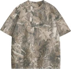 Y2k Camo Oversized Short Sleeve Crew Neck Baggy Shirts Maple Leaf Printed Tshirts Shirts for Women Men,Dacheng Garments,Y2k Camo Oversized Short Sleeve Crew Neck Baggy Shirts Maple Leaf Printed Tshirts Shirts for Women Men