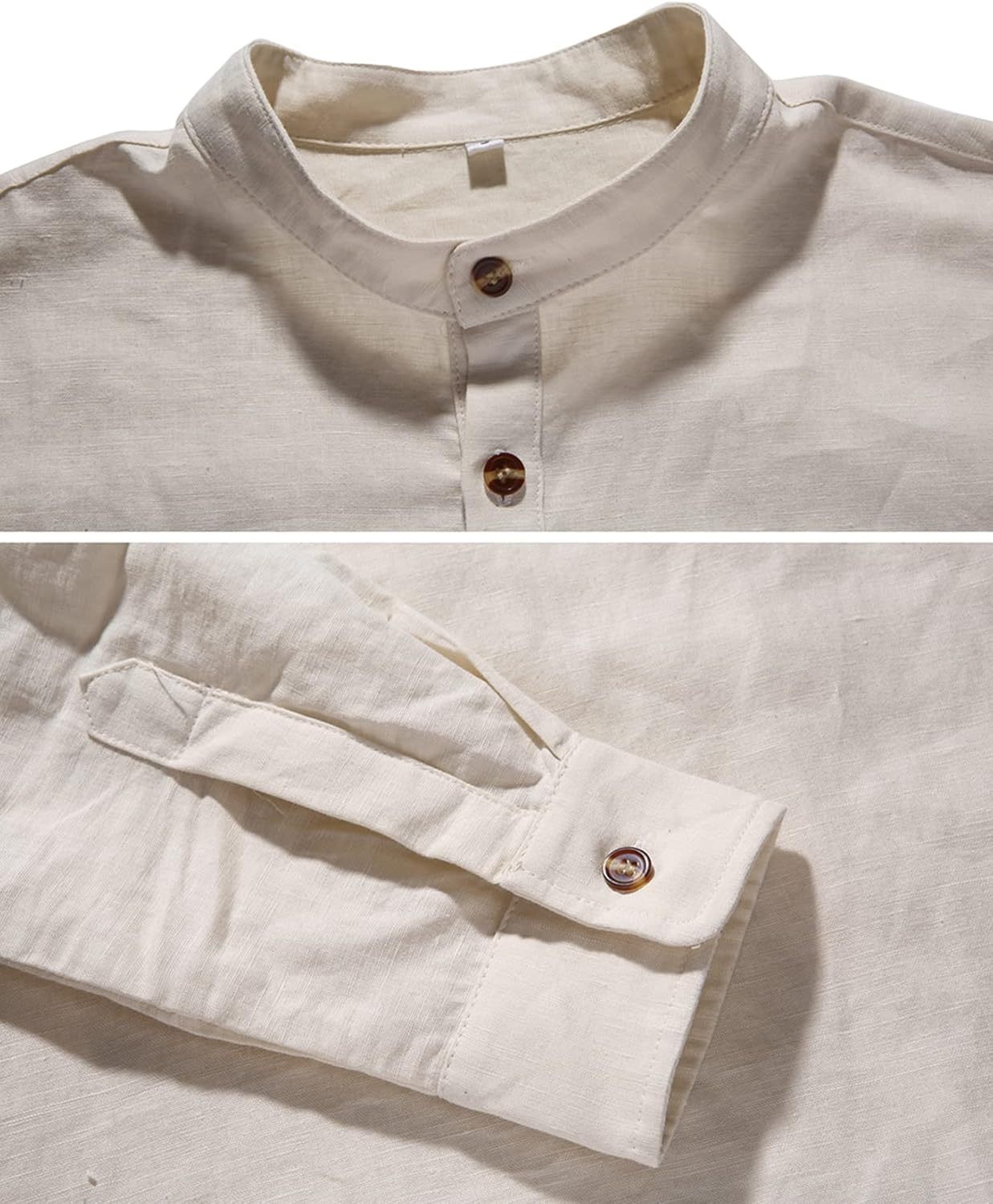 Men Henley Neck Long Sleeve Daily Look Linen Shirts,Dacheng Garments,Men Henley Neck Shirt – wholesale clothing manufacturer