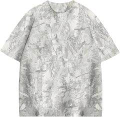 Y2k Camo Oversized Short Sleeve Crew Neck Baggy Shirts Maple Leaf Printed Tshirts Shirts for Women Men,Dacheng Garments,Y2k Camo Oversized Short Sleeve Crew Neck Baggy Shirts Maple Leaf Printed Tshirts Shirts for Women Men