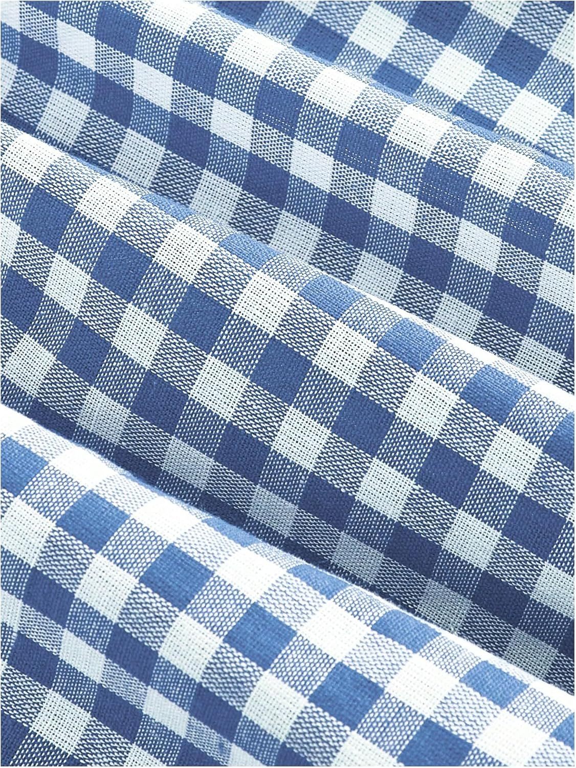 Women's Plaid Ruched Bust Sleeveless Vintage Bowknot Pleated Short Dresses,Dacheng Garments,Women's Plaid Ruched Bust Sleeveless Vintage Bowknot Pleated Short Dresses