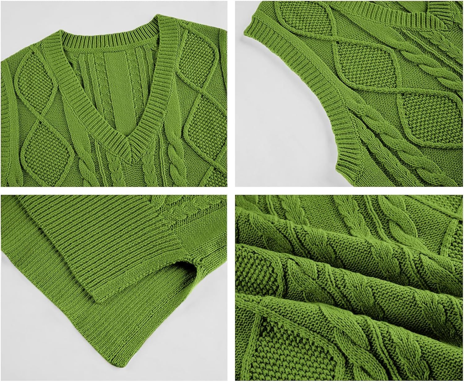 Sweater Vest for Women V Neck Sleeveless Knit Solid Casual Ribbed Preppy Pullover Tops,Dacheng Garments,Sweater Vest – wholesale clothing manufacturer & custom clothing