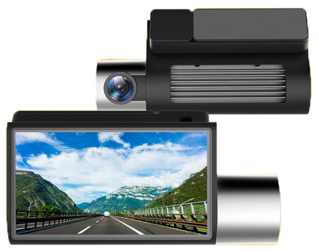 iSV-D6Plus 4G Dash Cam, Full HD Front Rear Car DVR, 3” IPS Touch Screen,Built-in Wi-Fi,  Super IR Night Vision, GPS, WDR, 24H Parking Mode