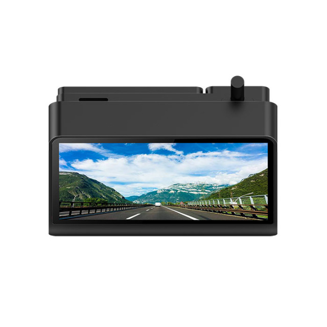 iSV-D8Plus 4G Dash Cam,1080P Front Rear Car DVR, 3” IPS Touch Screen, Built-in Wi-Fi, Super IR Night Vision, WDR, 24H Parking Mode