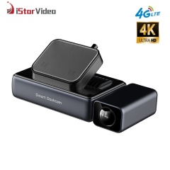 iSV-G4K 4G Dash Cam,  True 4K SONY IMX415 Sensor,Built-in WiFi, Super IR Night Vision, 24/7 Parking Mode Monitor, Max 512G