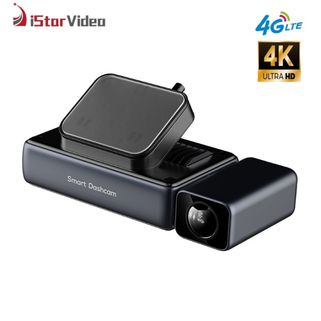 iSV-G4K 4G Dash Cam,  True 4K SONY IMX415 Sensor,Built-in WiFi, Super IR Night Vision, 24/7 Parking Mode Monitor, Max 512G