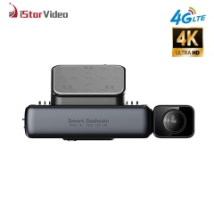 iSV-G4K 4G Dash Cam,  True 4K SONY IMX415 Sensor,Built-in WiFi, Super IR Night Vision, 24/7 Parking Mode Monitor, Max 512G
