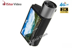 iSV-D7Plus 4G Dash Cam, True 2K+Full HD Car DVR, 3” IPS Touch Screen, Built-in Wi-Fi, GPS, WDR, 24H Parking Mode