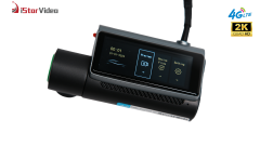 iSV-D10Plus 4G Dash Cam, True 2K+Full HD Car DVR, 3” IPS Touch Screen,Max 512GB Card, Built-in Wi-Fi, 24H Parking Mode