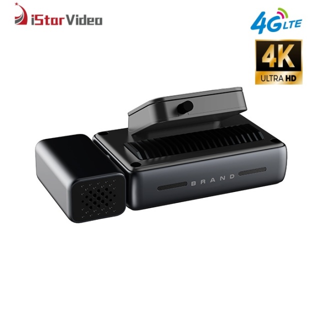 iSV-G4K 4G Dash Cam,  True 4K SONY IMX415 Sensor,Built-in WiFi, Super IR Night Vision, 24/7 Parking Mode Monitor, Max 512G
