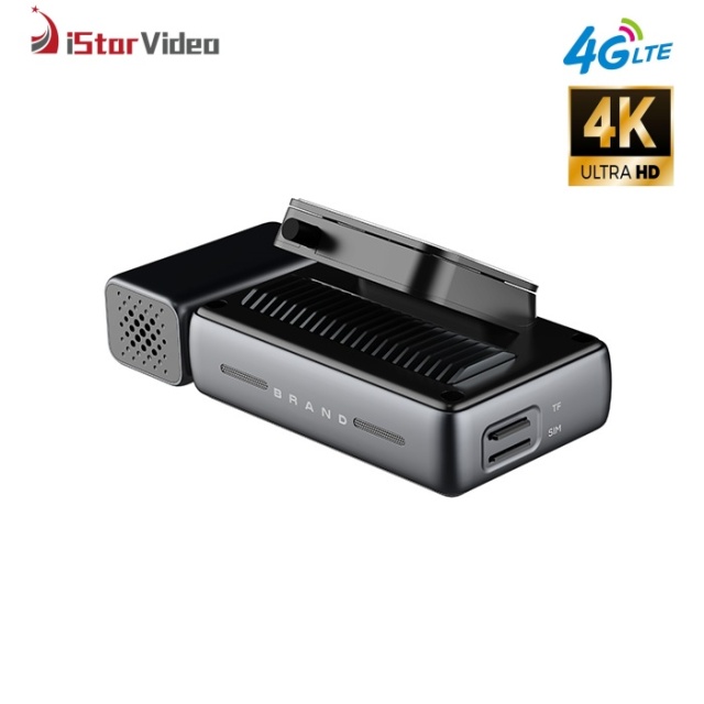 iSV-G4K 4G Dash Cam,  True 4K SONY IMX415 Sensor,Built-in WiFi, Super IR Night Vision, 24/7 Parking Mode Monitor, Max 512G