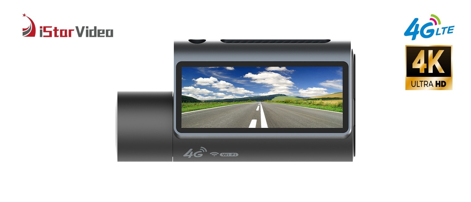 iSV-D11Plus  3''IPS Touch Screen, 4G LTE+True 4K SONY IMX415 Sensor, Remote Live-View, IR Night Vision, 24/7 Parking Mode