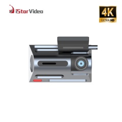 iSV-K10 WiFi 4K+Full HD Mini Dash Cam, 3.16” IPS Touch Screen, WDR Night Vision, 24 Hours Parking Monitor, G-Sensor