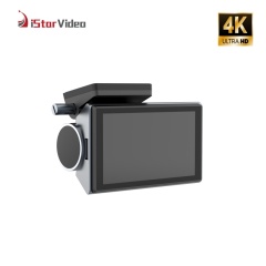 iSV-K10 WiFi 4K+Full HD Mini Dash Cam, 3.16” IPS Touch Screen, WDR Night Vision, 24 Hours Parking Monitor, G-Sensor