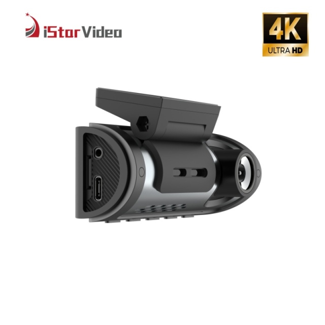 iSV-K9 WiFi Dash Cam, 4K+Full HD Mini Dash CamDash, 3.16” IPS Touchable Screen,24 Hours Parking Monitor, G-Sensor