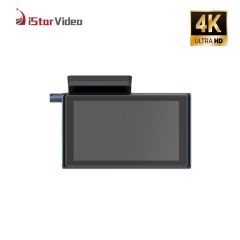 iSV-K10 WiFi 4K+Full HD Mini Dash Cam, 3.16” IPS Touch Screen, WDR Night Vision, 24 Hours Parking Monitor, G-Sensor