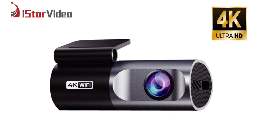 iSV-K6Pro WiFi 4K front mini dash cam