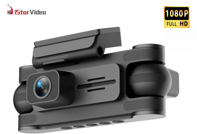 iSV-K4 360° View WiFi 4 Channel Full HD Dual Channel Mini Dash Cam, 3.16” IPS Display Screen, 24 Hours Parking Monitor,for Cars,Trucks