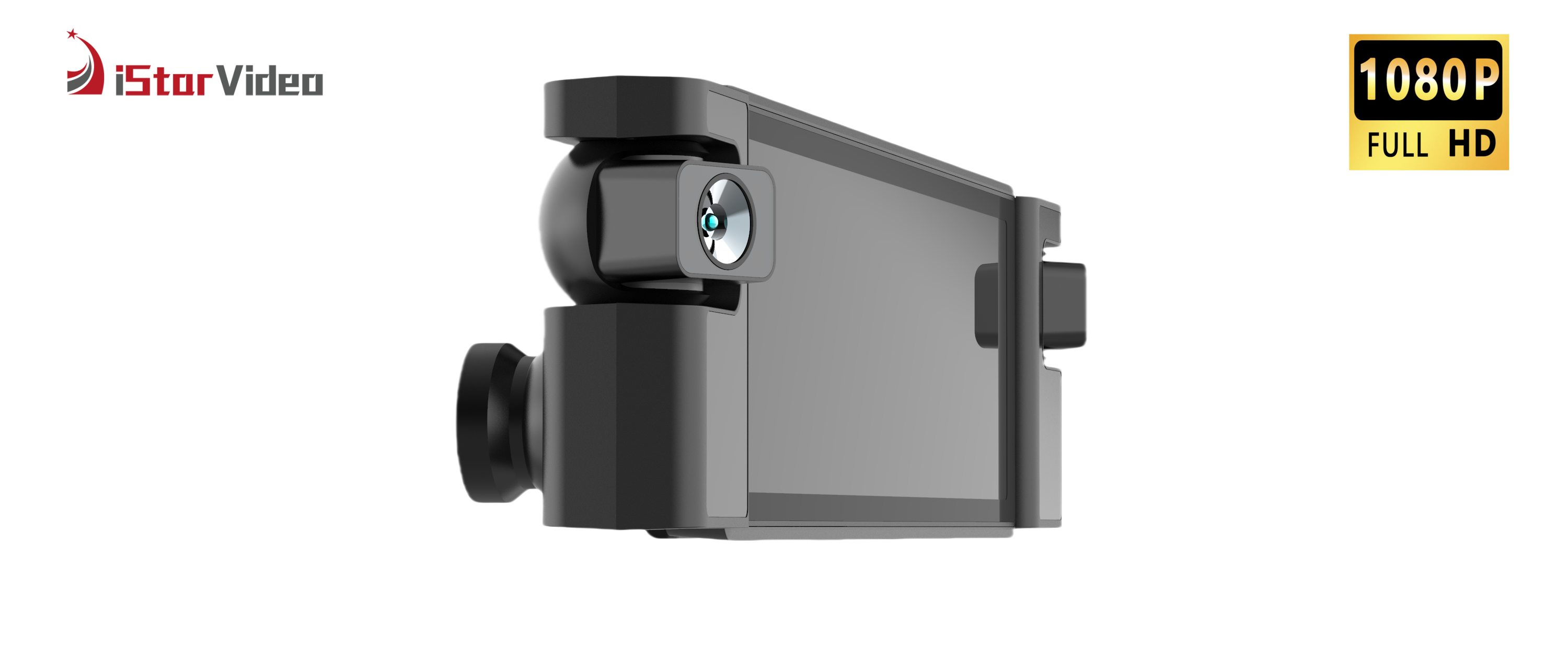 iSV-MS600 360° View 4 Channel,10.99''Inh IPS Touch Screen Dash Cam,1080P FHD, Loop Recording,Night Vision