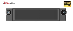 iSV-MS600 360° View 4 Channel,10.99''Inh IPS Touch Screen Dash Cam,1080P FHD, Loop Recording,Night Vision