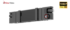 iSV-MS600 360° View 4 Channel,10.99''Inh IPS Touch Screen Dash Cam,1080P FHD, Loop Recording,Night Vision