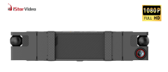 iSV-MS600 360° View 4 Channel,10.99''Inh IPS Touch Screen Dash Cam,1080P FHD, Loop Recording,Night Vision