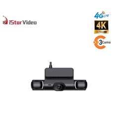 StarVideo iSV-T5Pro 4G Dash Cam - 3-Channel 4K Sony Sensor Remote Monitoring