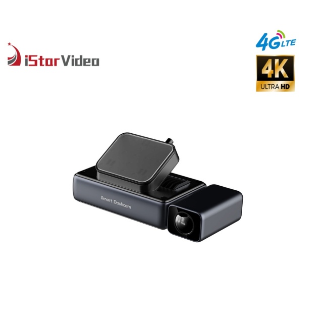 iSV-G4K 4G Dash Cam,  True 4K SONY IMX415 Sensor,Built-in WiFi, Super IR Night Vision, 24/7 Parking Mode Monitor, Max 512G
