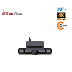 StarVideo iSV-T5Pro 4G Dash Cam - 3-Channel 4K Sony Sensor Remote Monitoring